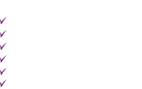Benefits of having an account